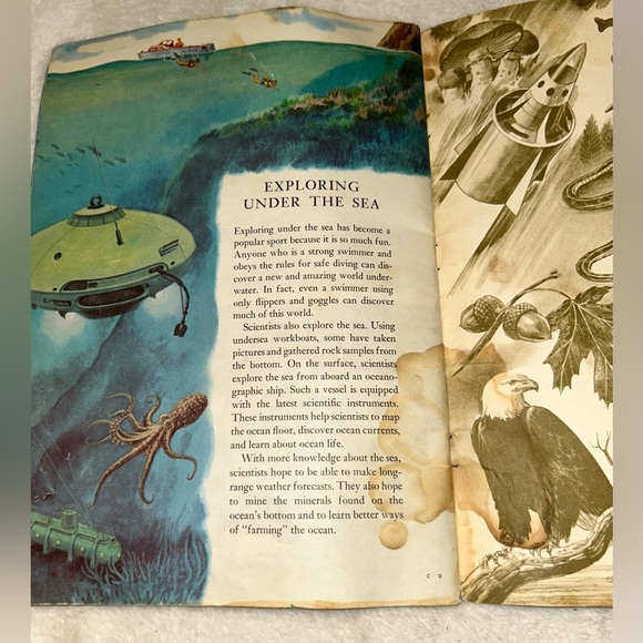 Vintage 1973 Golden Press Exploring Earth Oceanography Book, Paperback - Picture 10 of 14